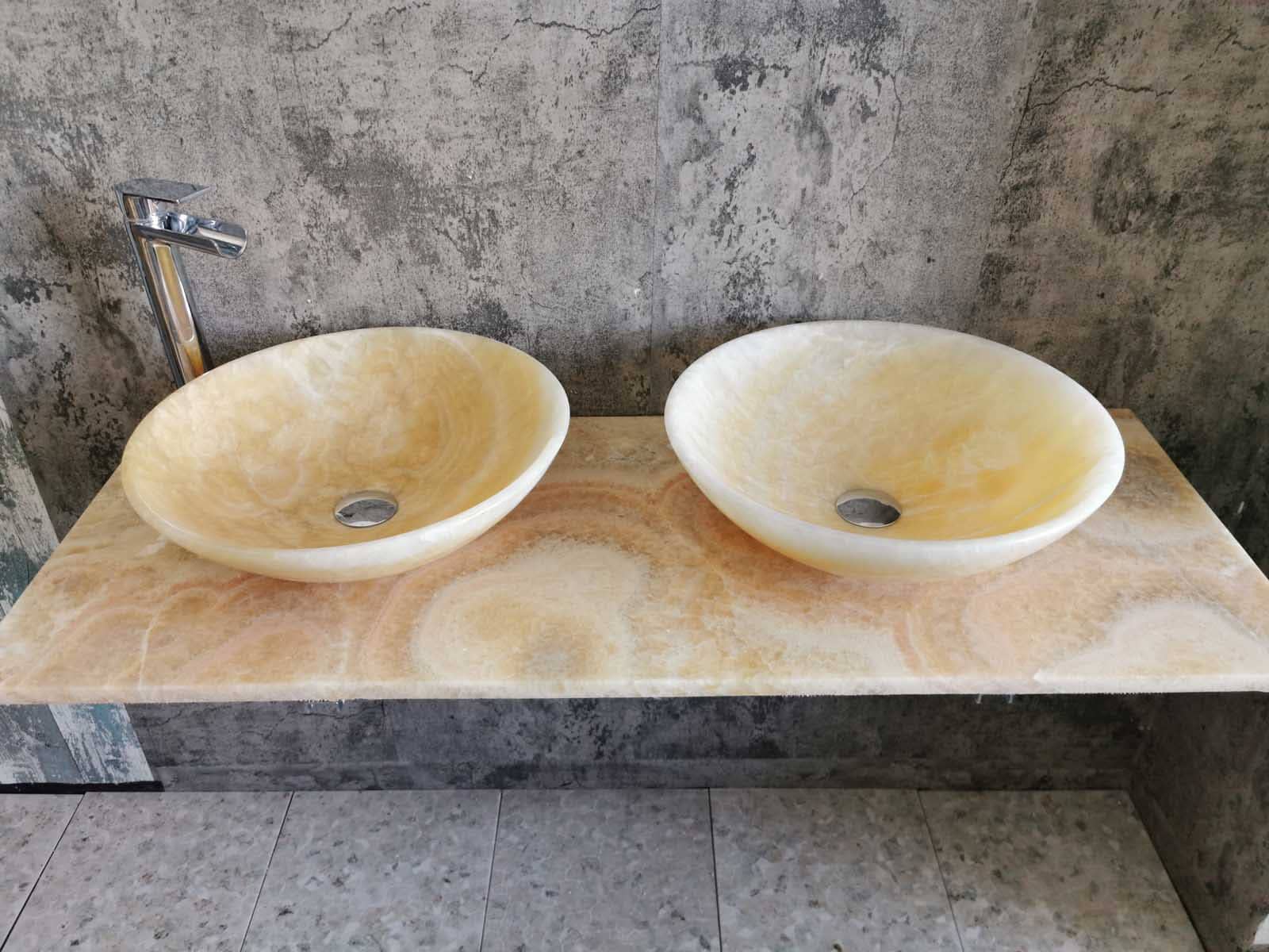 lavandini particolari in marmo onice da appoggio