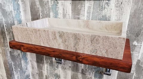 %lavabo da appoggio da bagno o cucina in marmo pietra o granito%