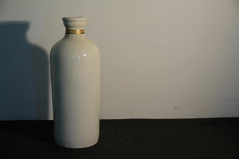 vaso in terracotta bianco