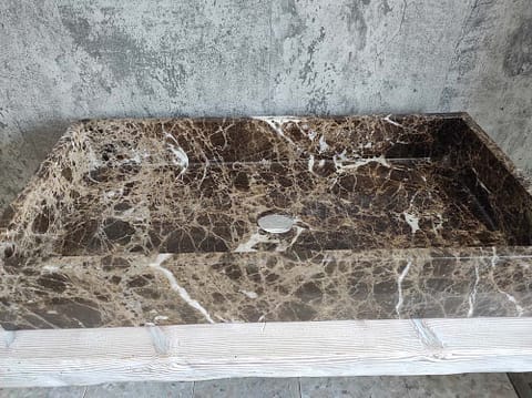 %lavabo da appoggio da bagno o cucina in marmo pietra o granito%