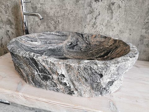 %lavabo da appoggio da bagno o cucina in marmo pietra o granito%