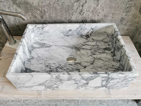 %lavabo da appoggio da bagno o cucina in marmo pietra o granito%