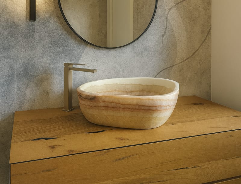 lavabo in onice design