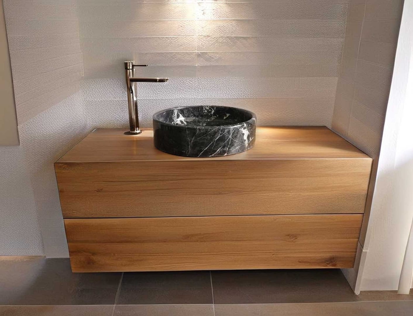 vasque en marbre grand antique noir