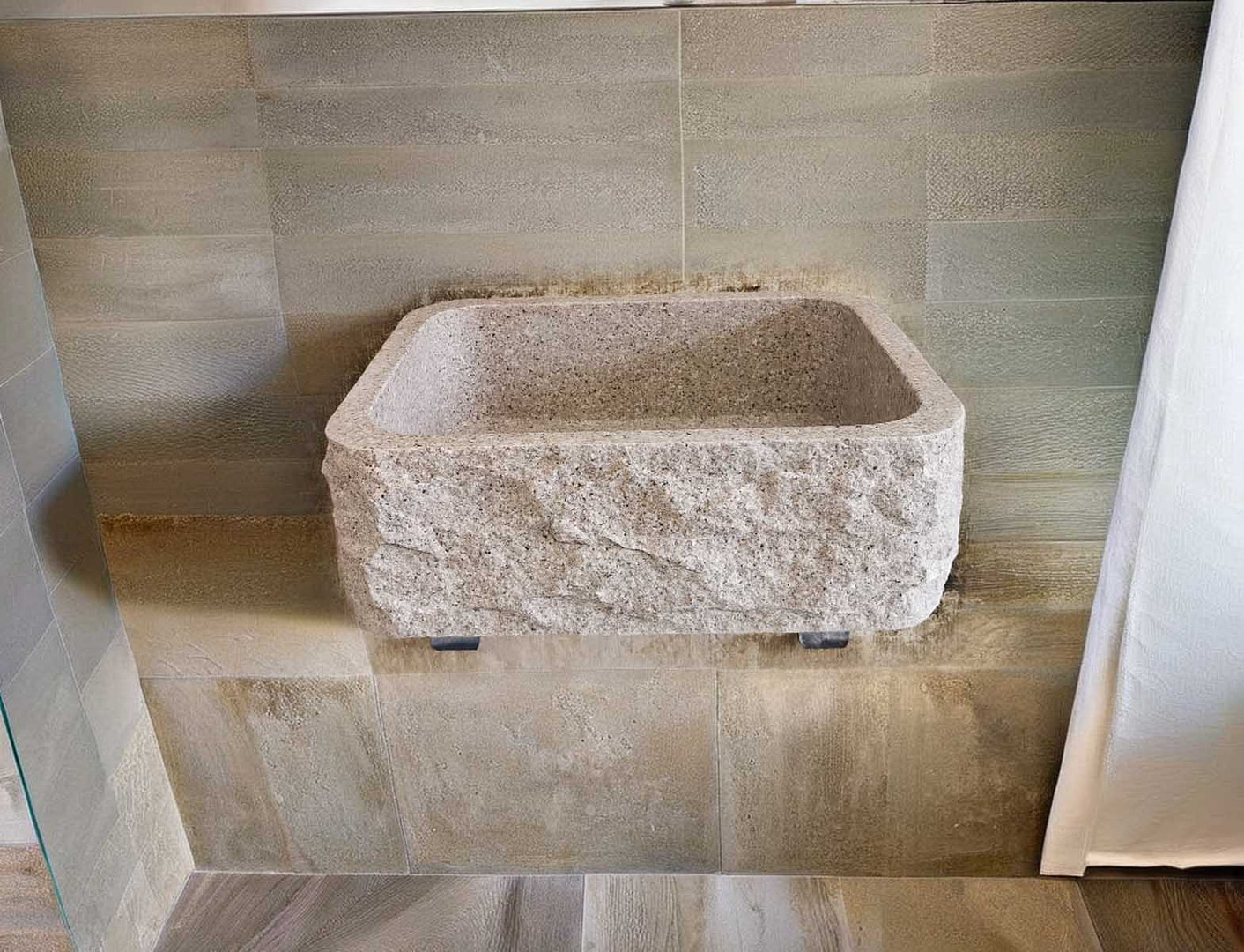 lavabo x cucina in muratura grezzo