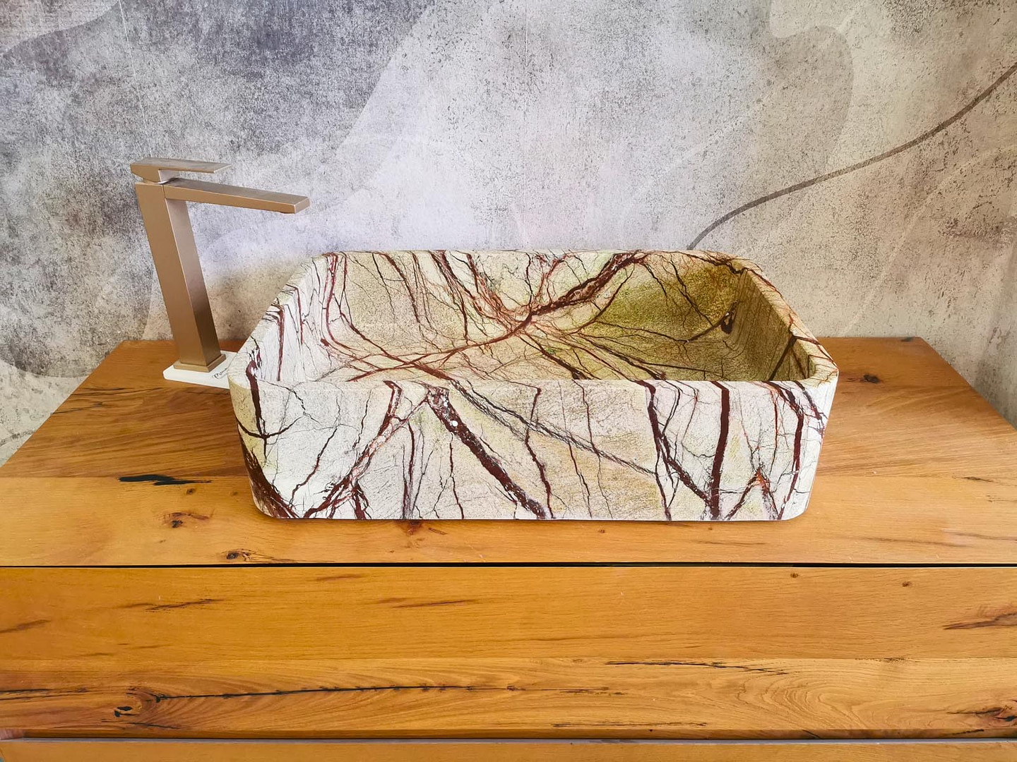 lavabo in marmo rain forest 7