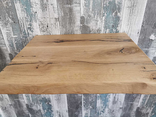 Mensola per lavabo in legno di Rovere Antico  Misura 60x50cm