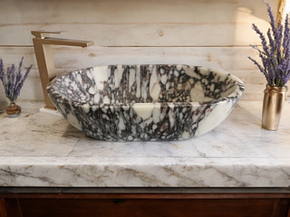 lavabo ovale viola