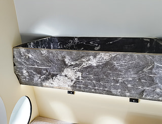 Lavello cucina in granito Black  Misura 80x50cm Altezza 20cm