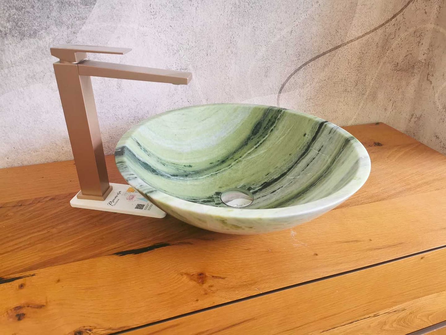 lavello per bagno verde