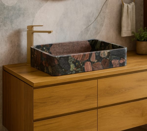 lavabo colorato moderno di design