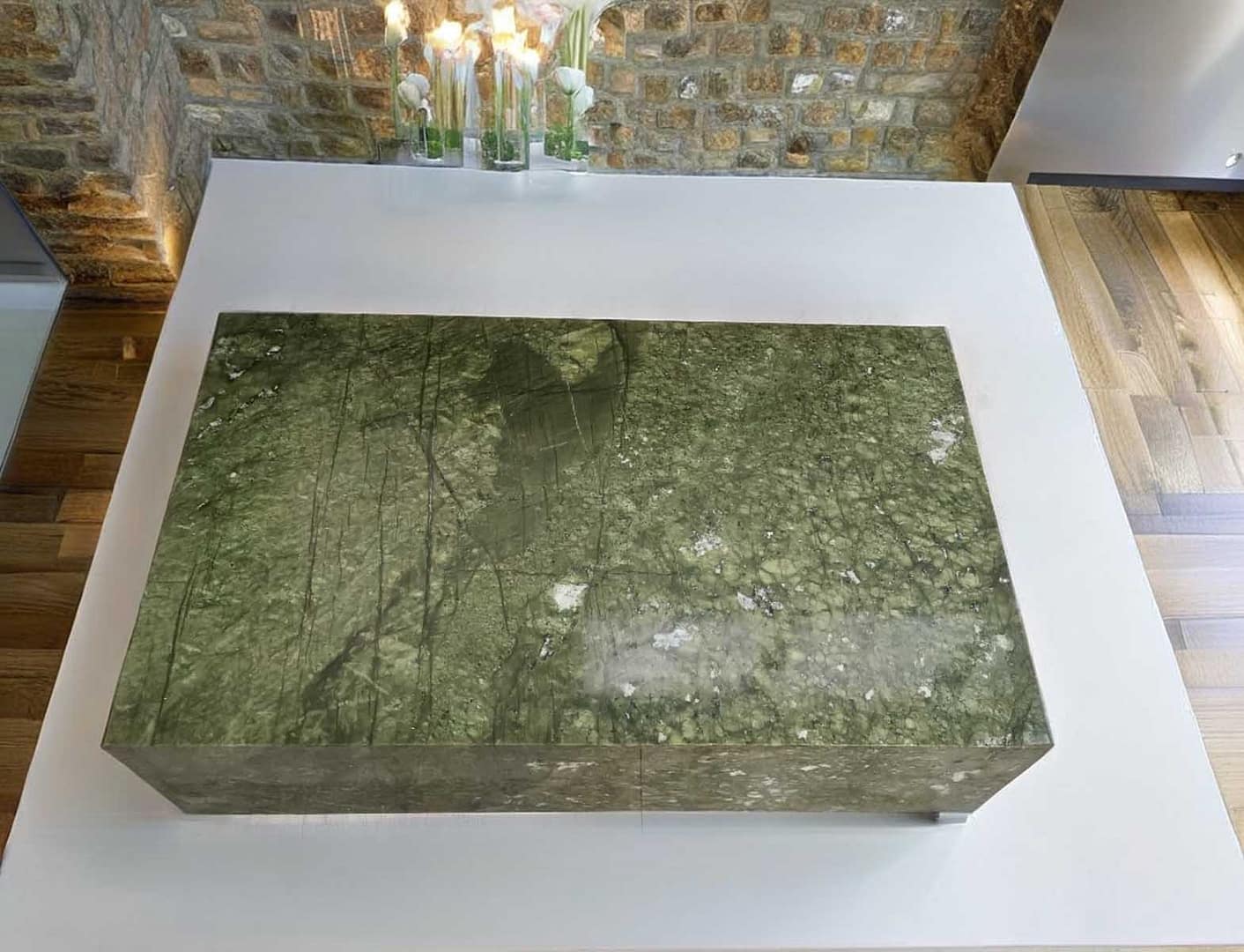 tavolino salotto verde