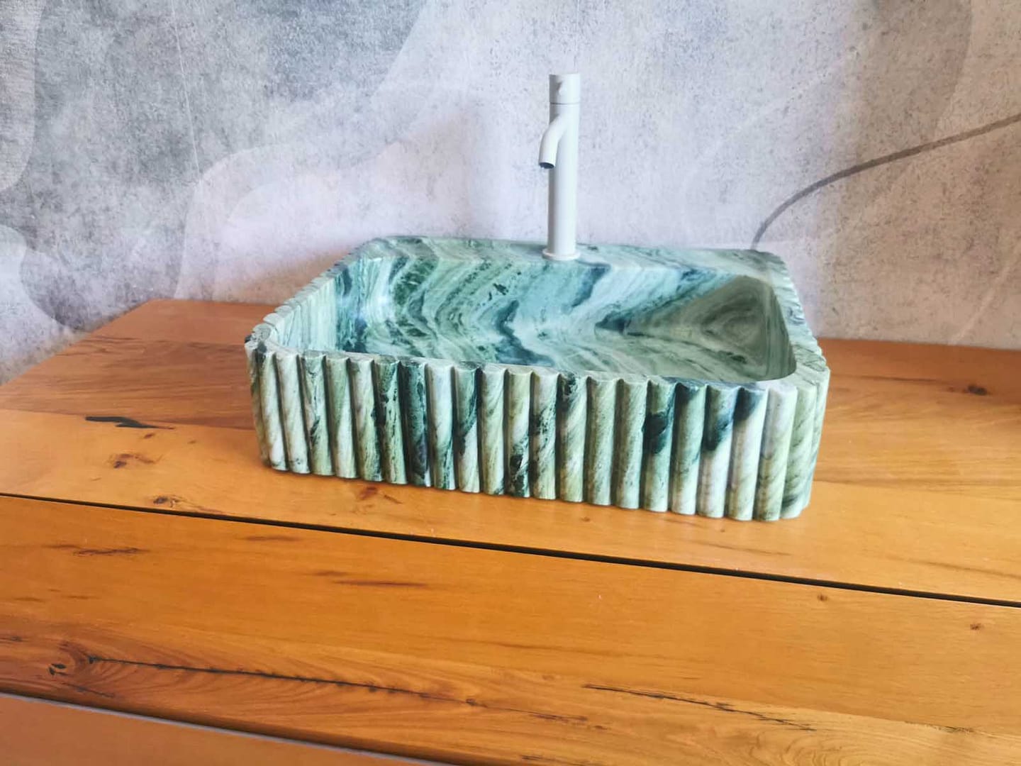 lavabo verde di design