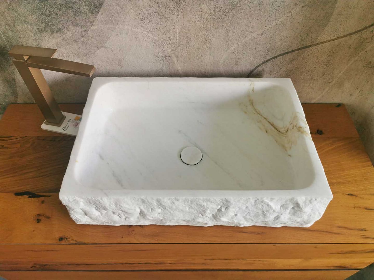 lavabo bagno in carrara
