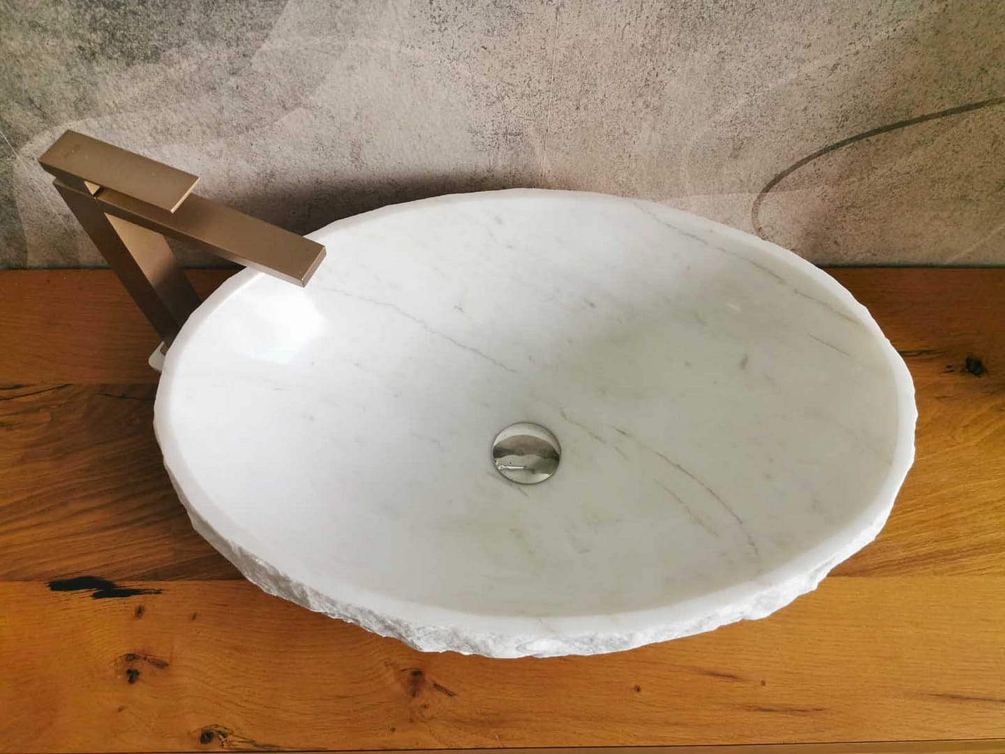 lavabo in marmo di carrara