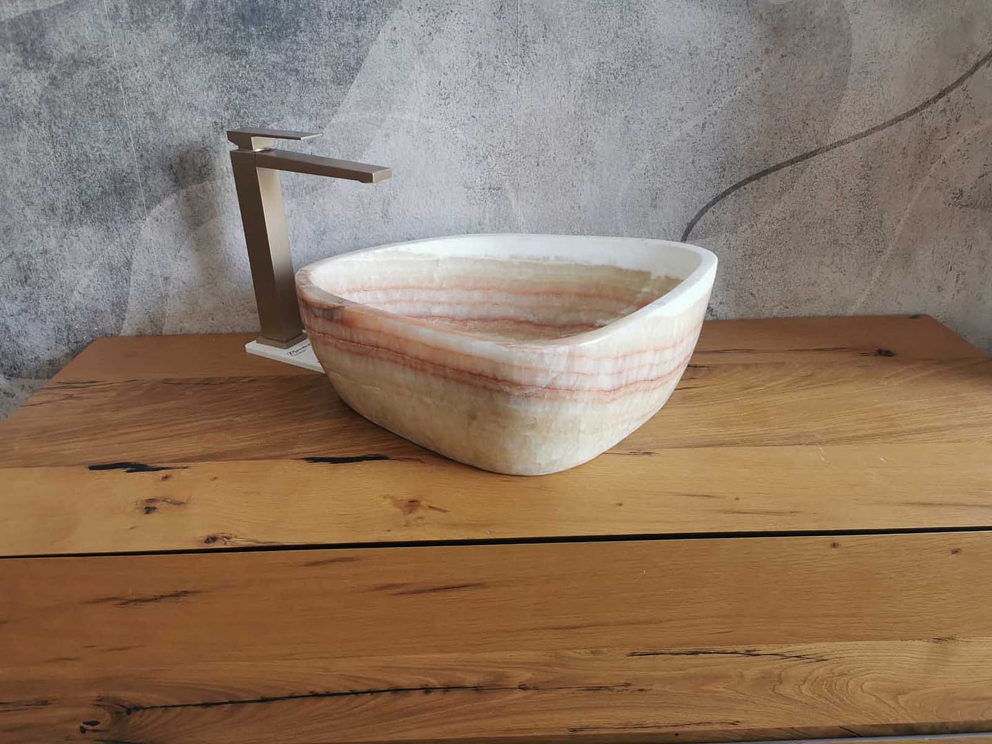Lavabo marmo onice irregolare luxury 7