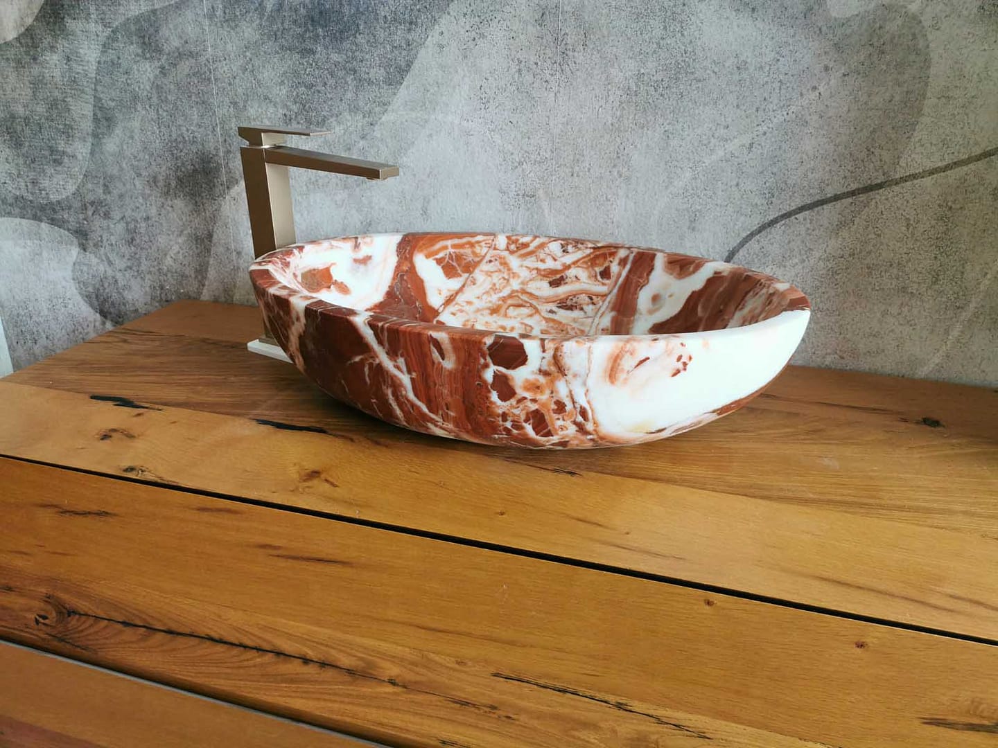 lavabo rosso
