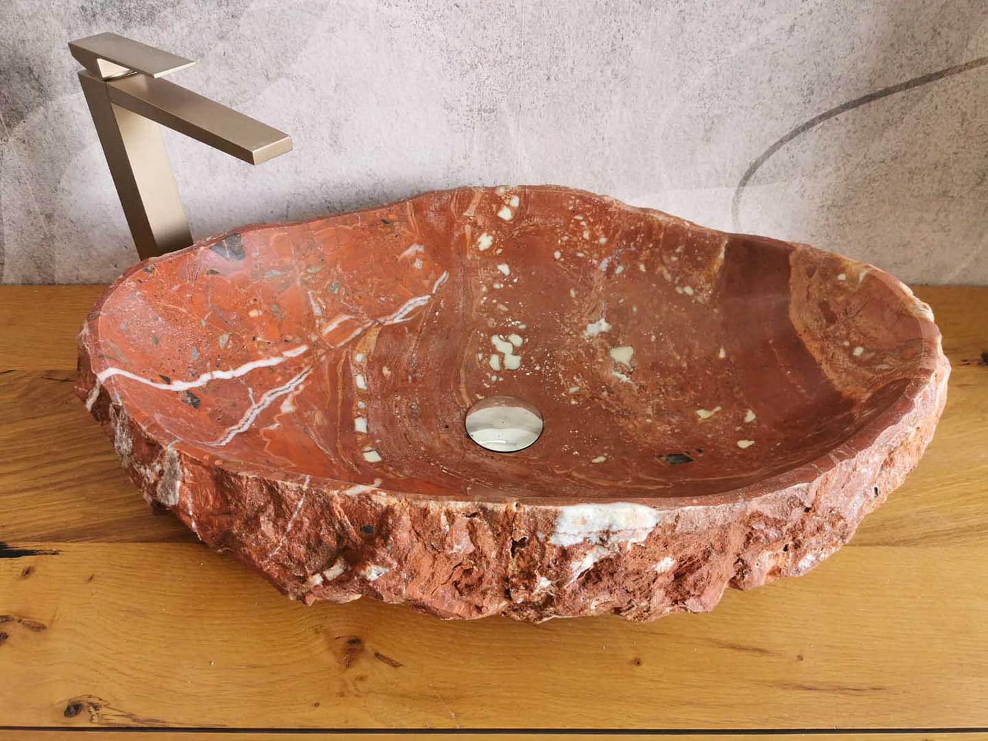 lavandino rustico da appoggio grezzo