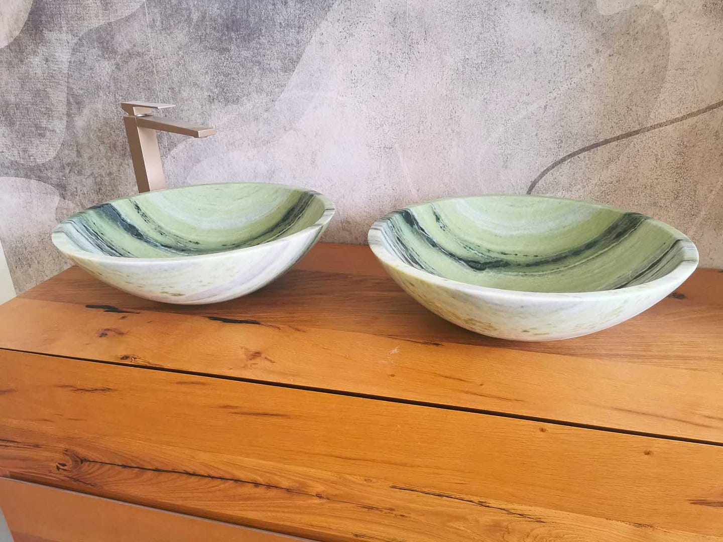 lavabi verdi particolare