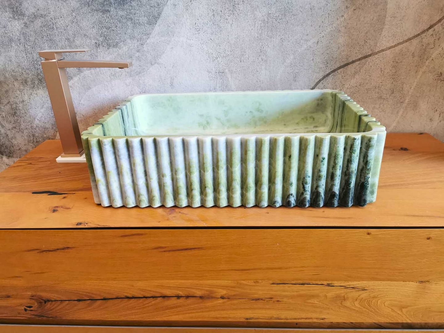 lavabo verde per bagno