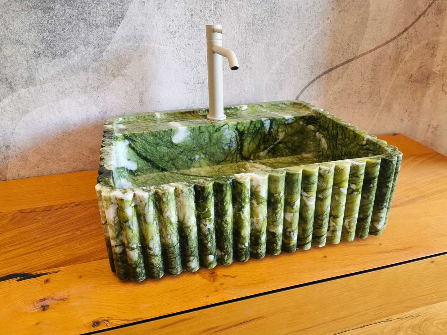 lavandino verde moderno