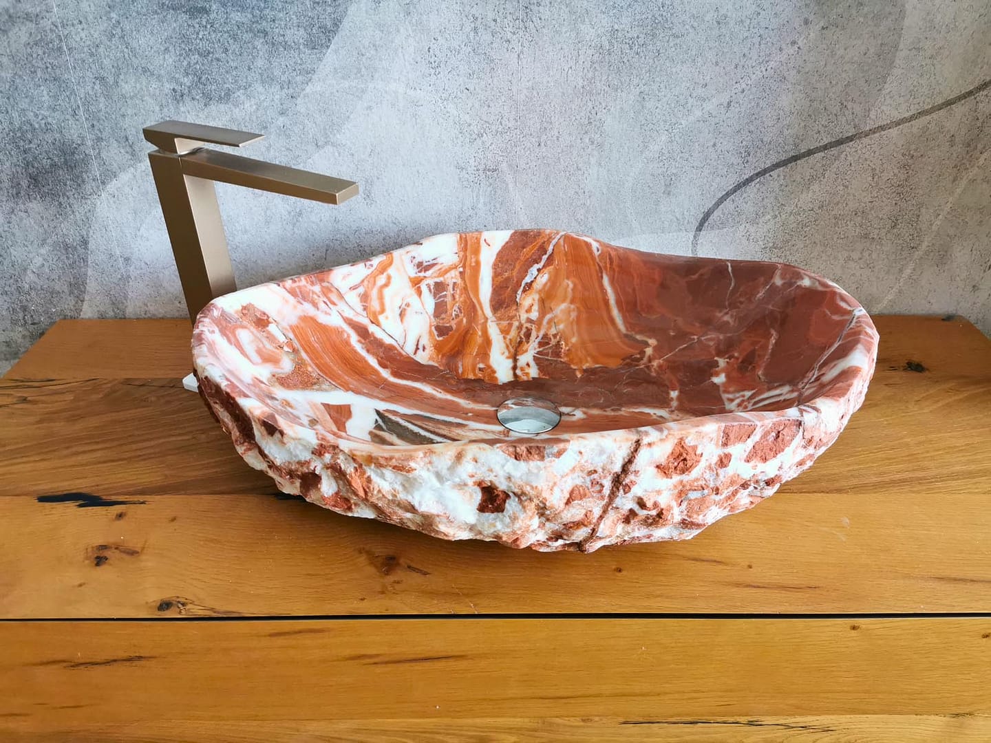 lavabo rustico grezzo