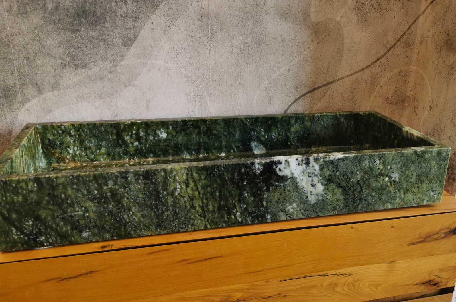 lavabo di design verde grande misura 100cm