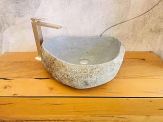 lavabo rustico in pietra
