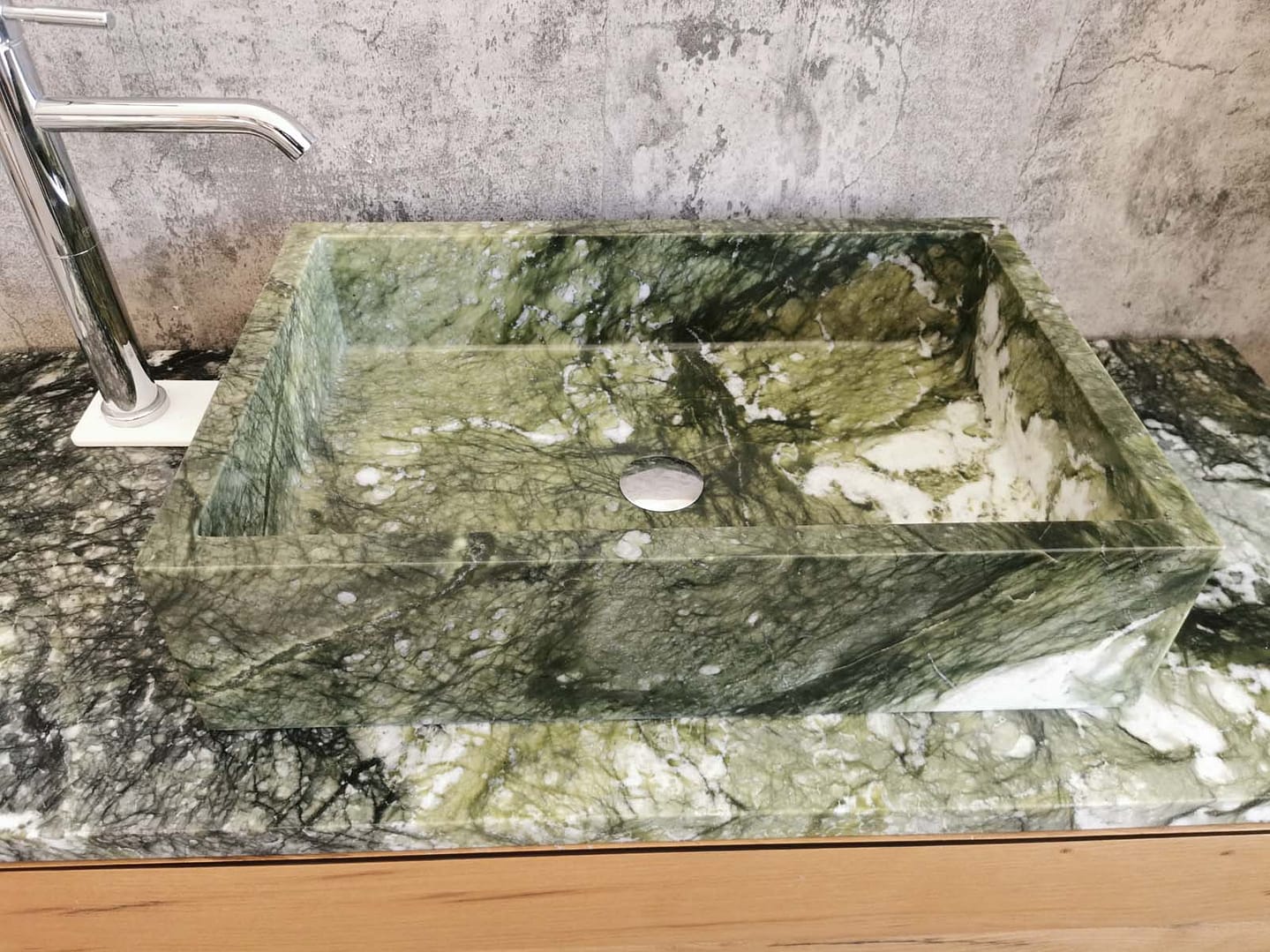 mobili bagno verde