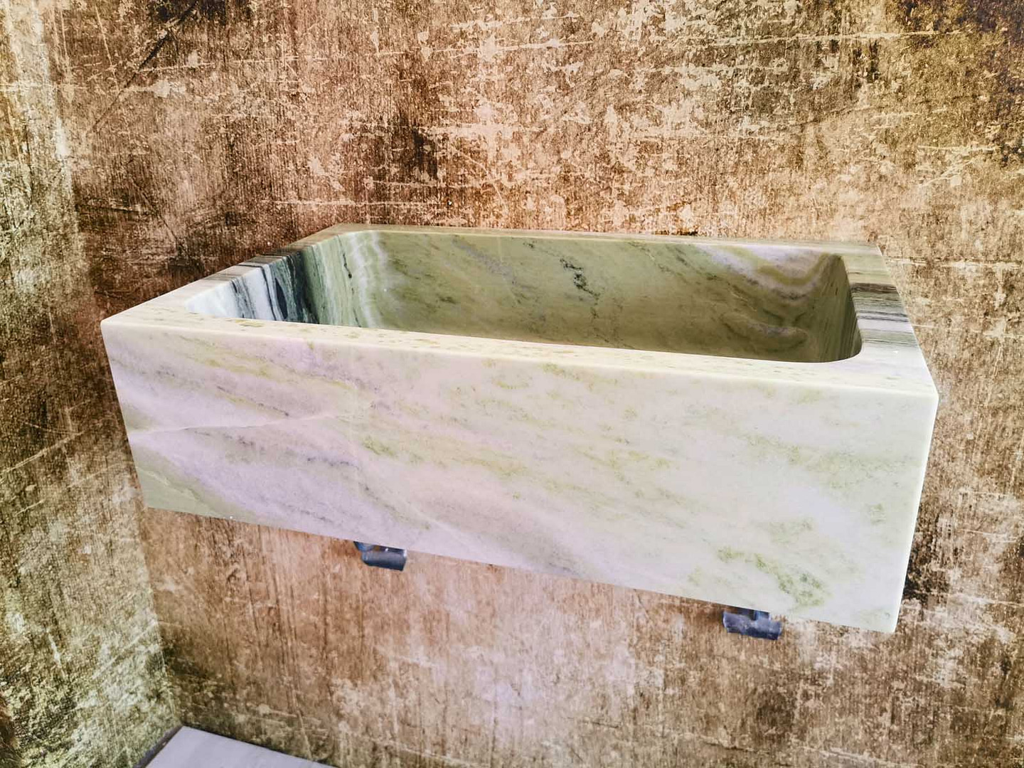 lavabo cucina verde