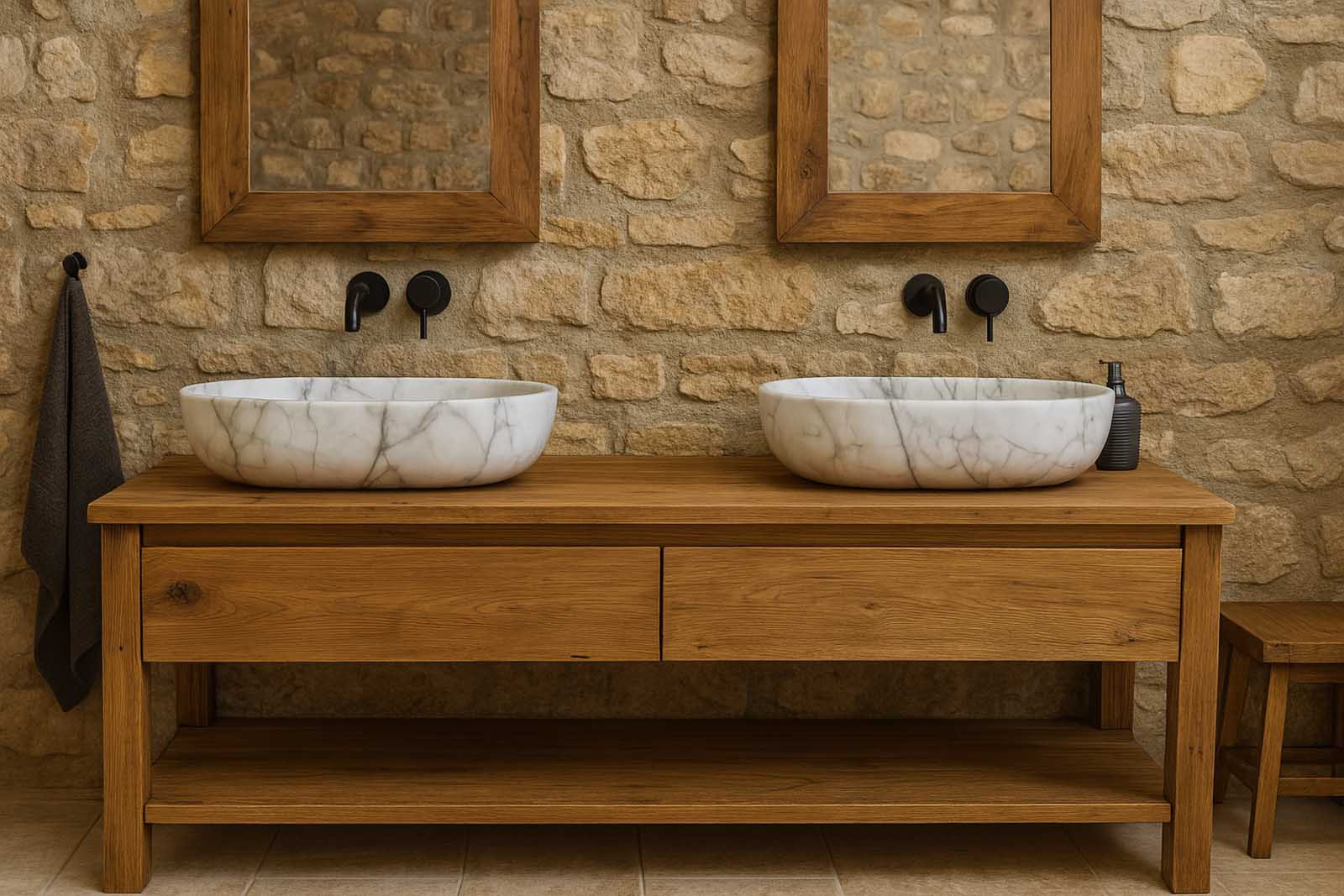 lavabi di design in marmo carrara bianco