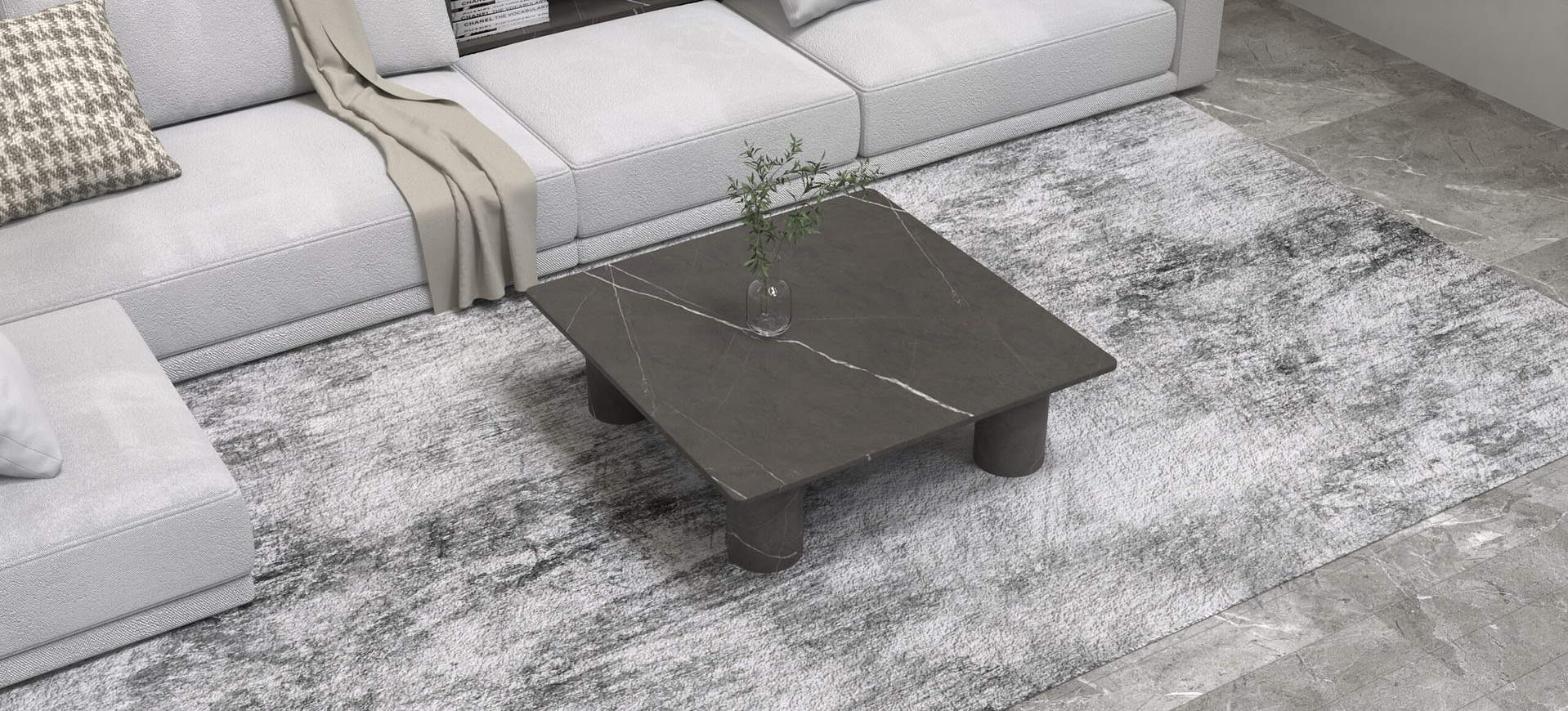 tavolino salotto in pietra grey