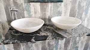Quelle distance entre deux vasques de lavabo à poser ?
