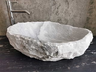 Waschbecken carrara marmor