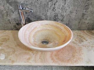 waschbecken aus marmor