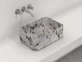 Vasque en marbre Calacatta Viola