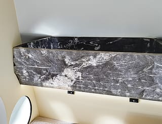 Lavello cucina in granito Black  Misura 80x50cm Altezza 20cm