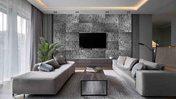 Rivestimento in quarzite Titanium