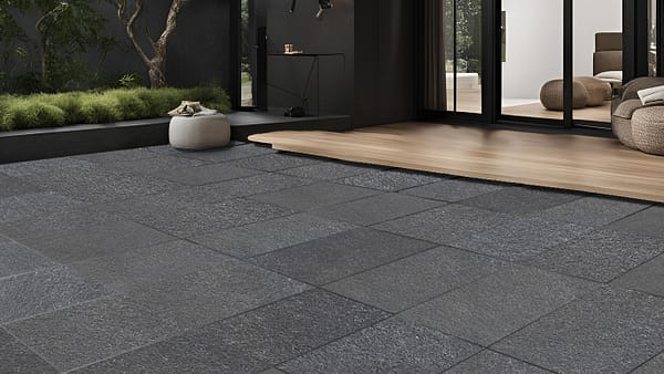 Pavimento in pietra Ossidiana Grey