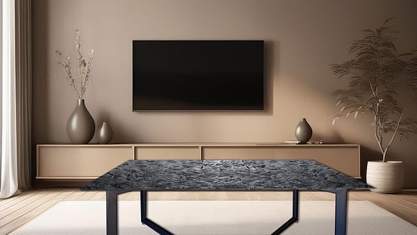 Tavolo in quarzite Titanium