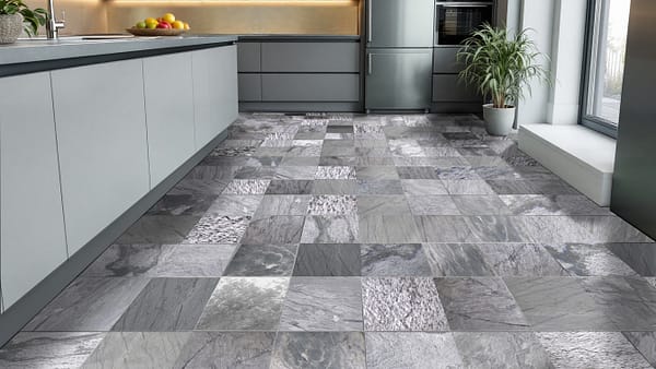 Pavimento in quarzite Metal Silver