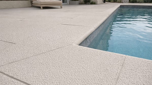Bordo piscina in quarzite Cream (Waterproof)