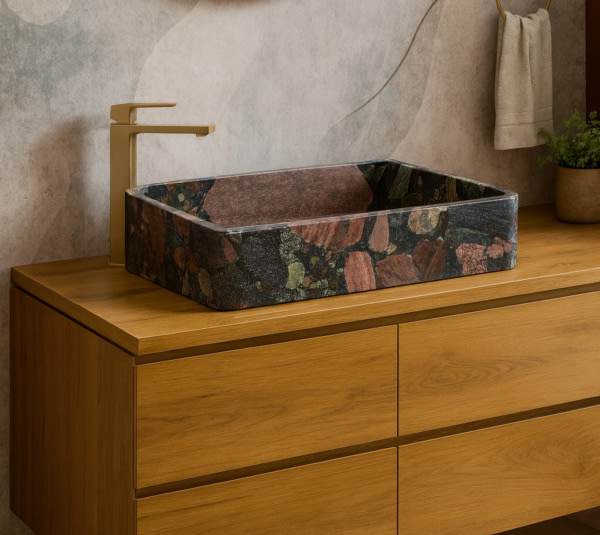 lavabo colorato moderno di design